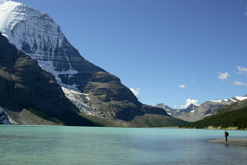Mount Robson from Berg Lake