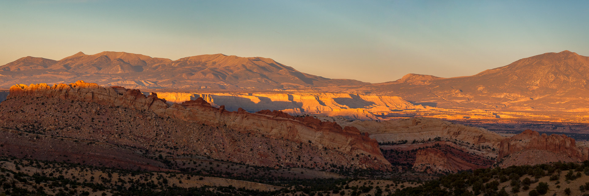 sunset Capitol Reef National Park