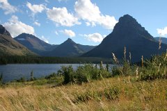 lower two medicine lake, glacier