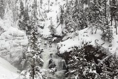 Firehole canyon, winter