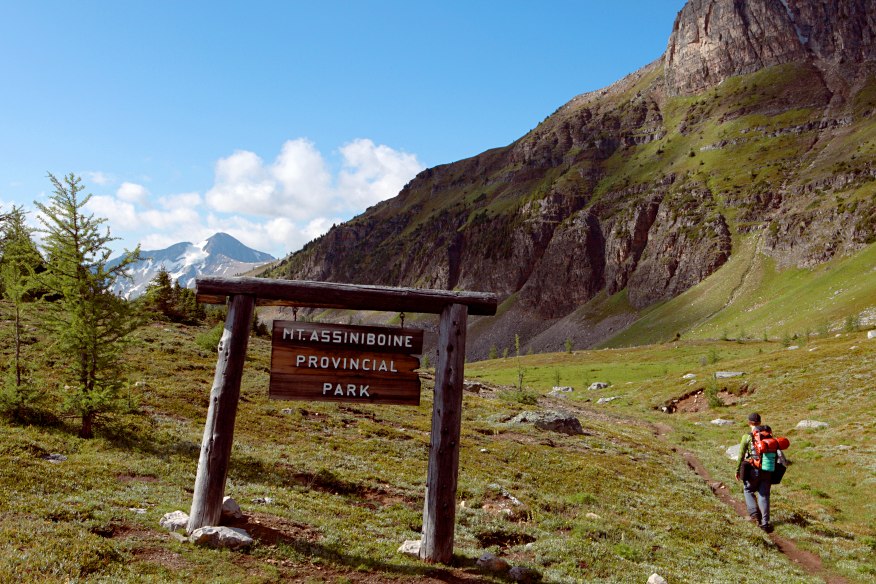 hiker at citadel pass