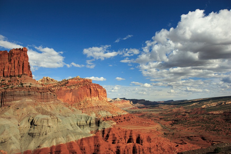 Chimney Rock trail panorama