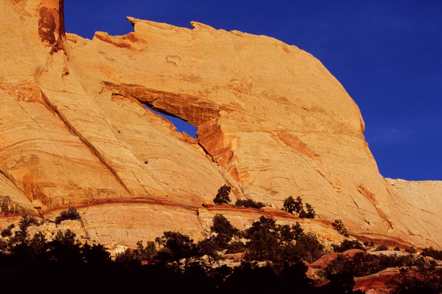 natural arch, upper muley twist canyon